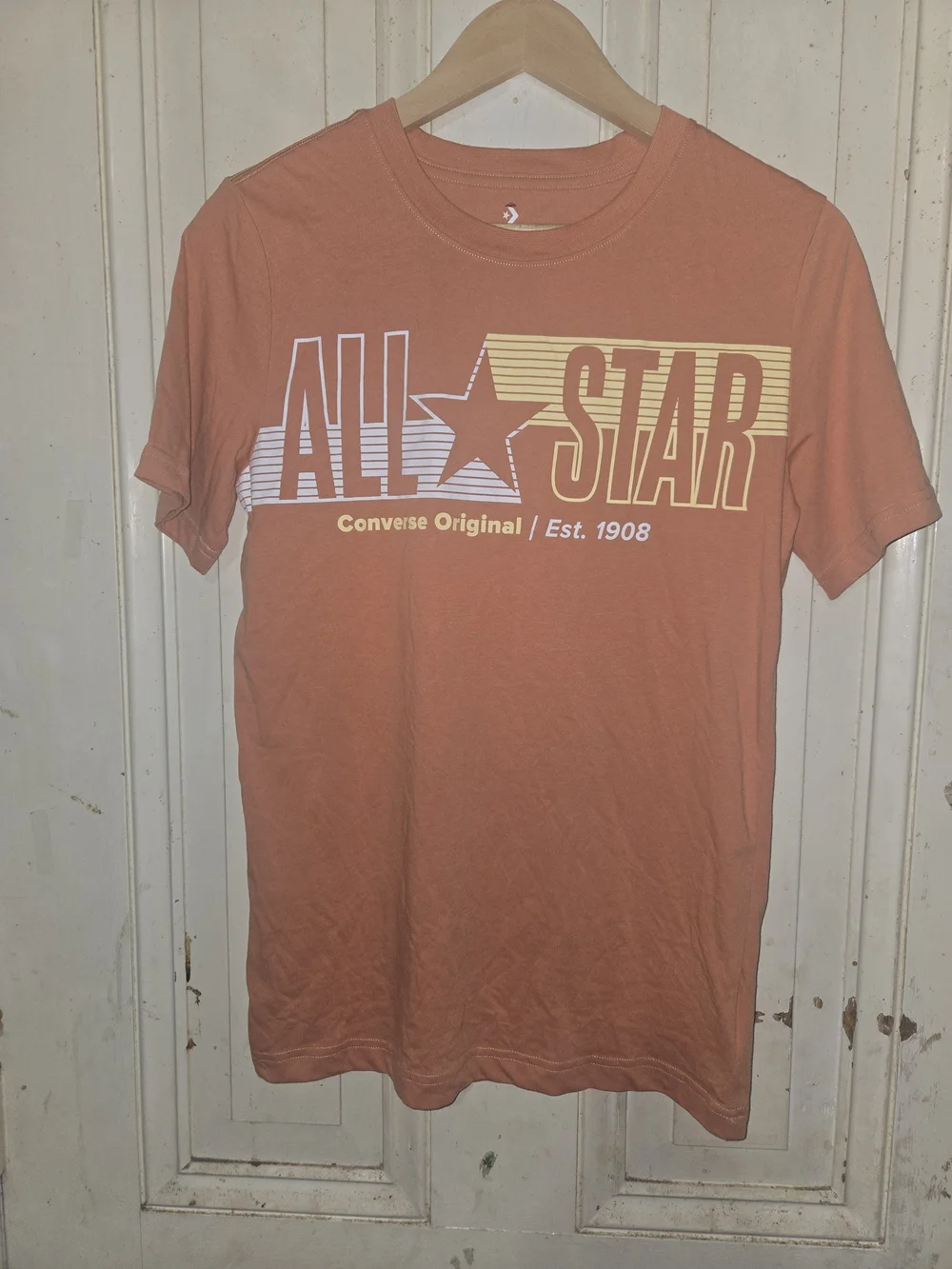 Converse All Star Kid's Orange Graphic Tee